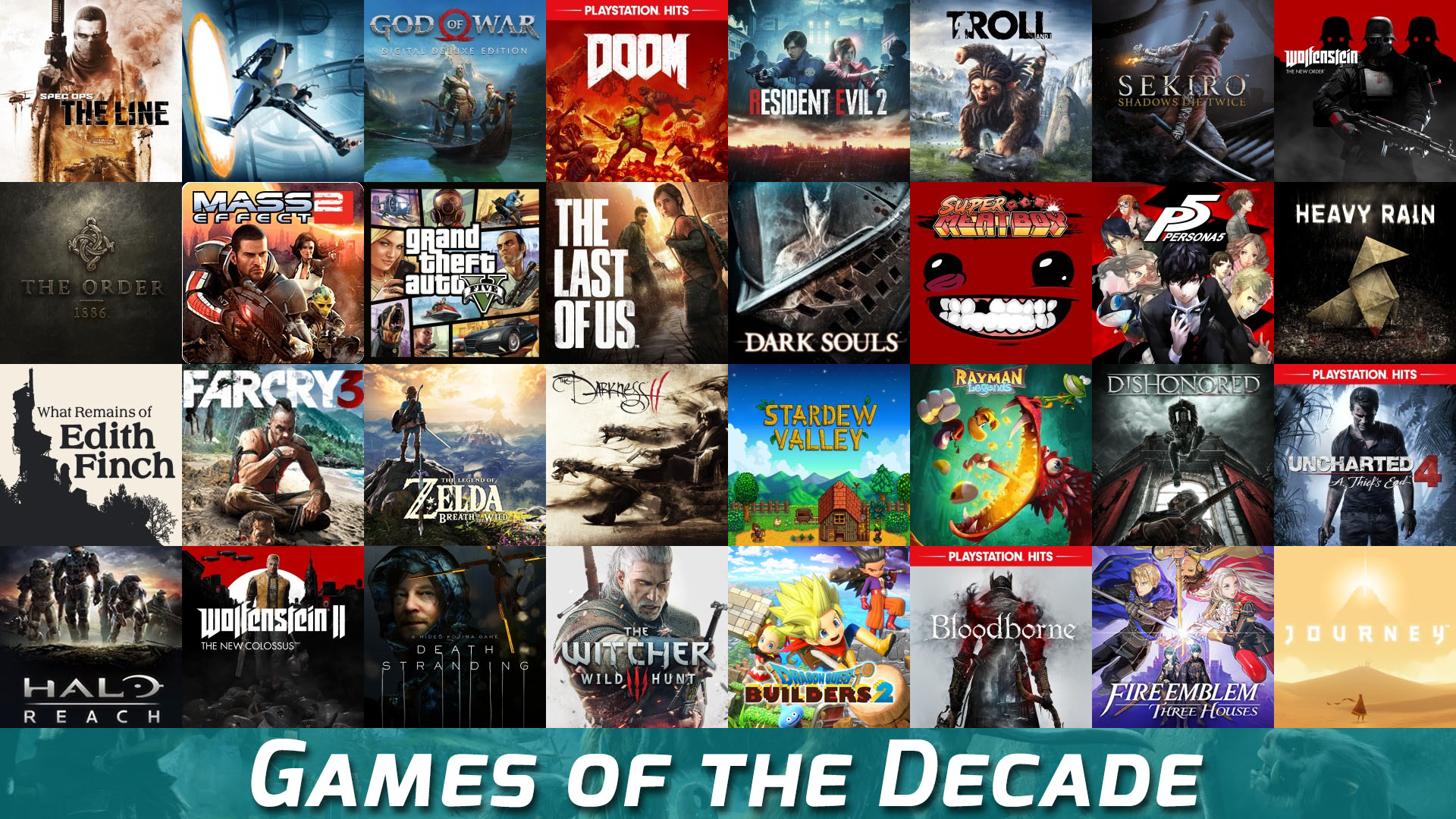 WellPlayed's Games Of The Decade