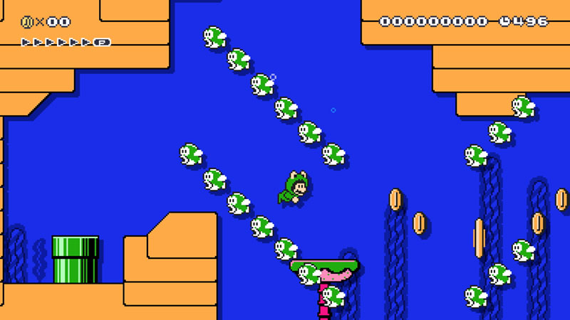 Mario Maker Frog Suit