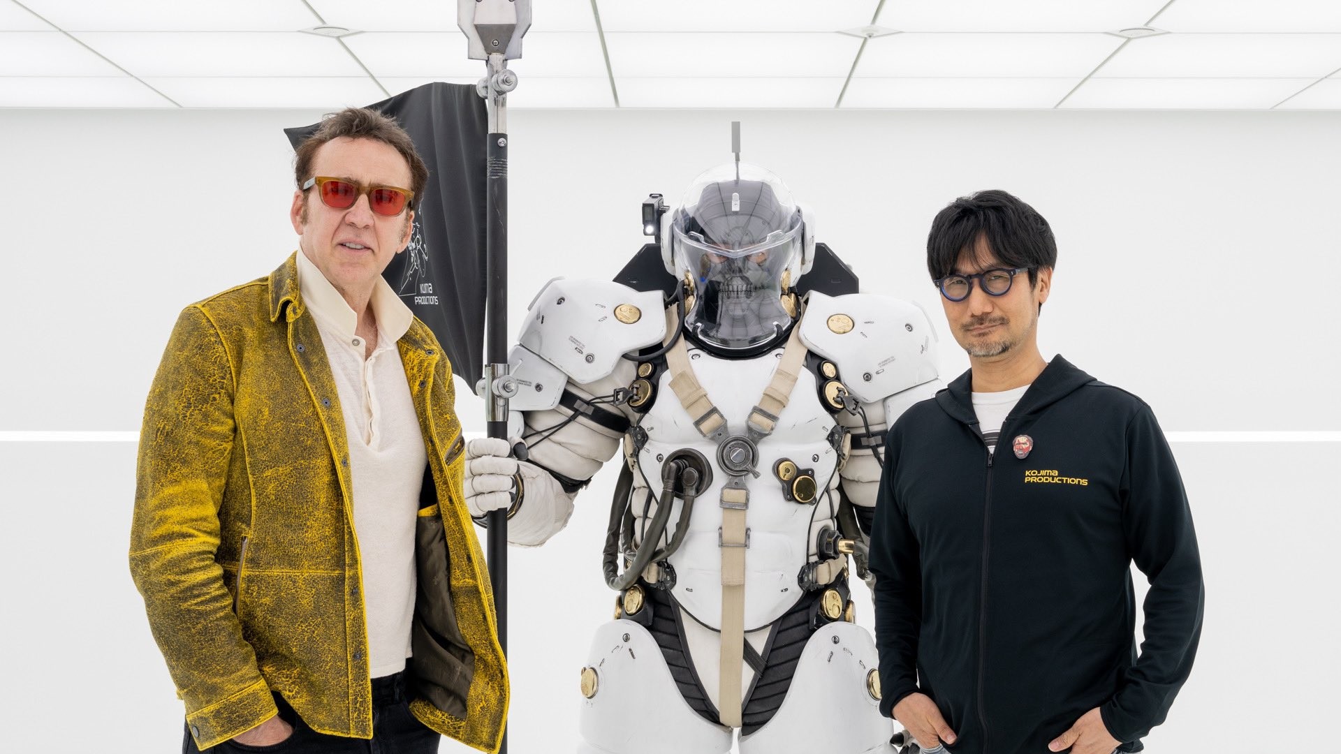 Hideo Kojima with Nic Cage