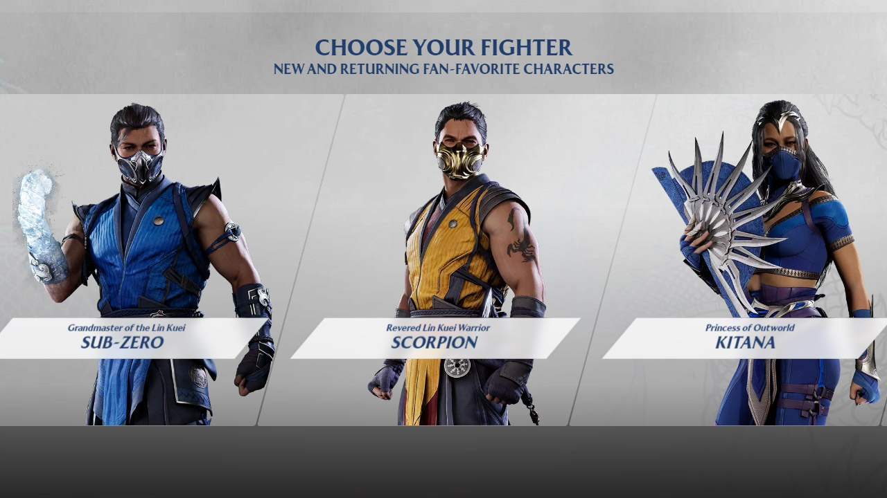 Mortal Kombat 1's Website Now Includes Character Profiles